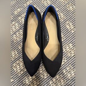 Rothy's Black The High Point Heels / size 10.5